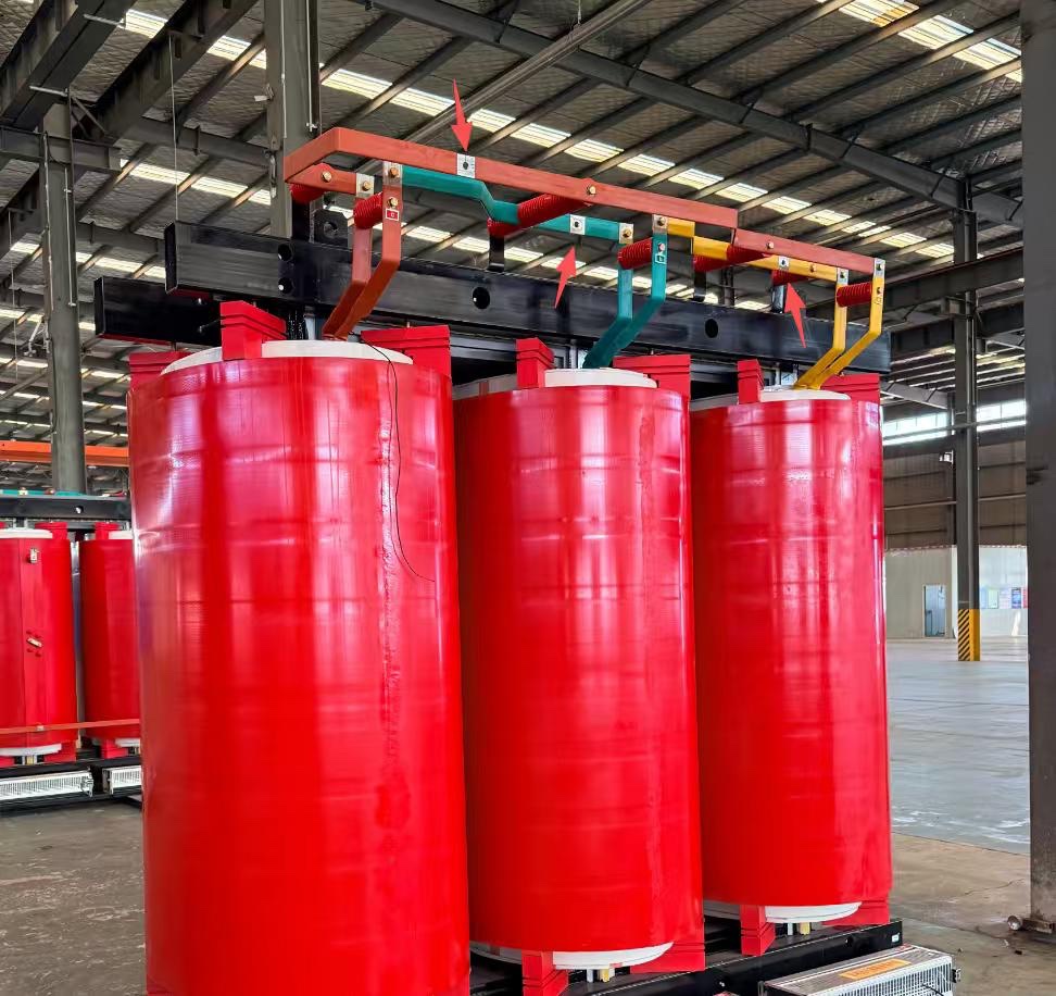 Dry-type transformer, 6.3 MVA capacity